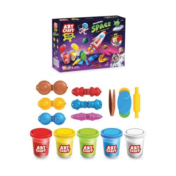 Art Sand İnanılmaz UzayOyun Hamuru Seti 380 gr 03733