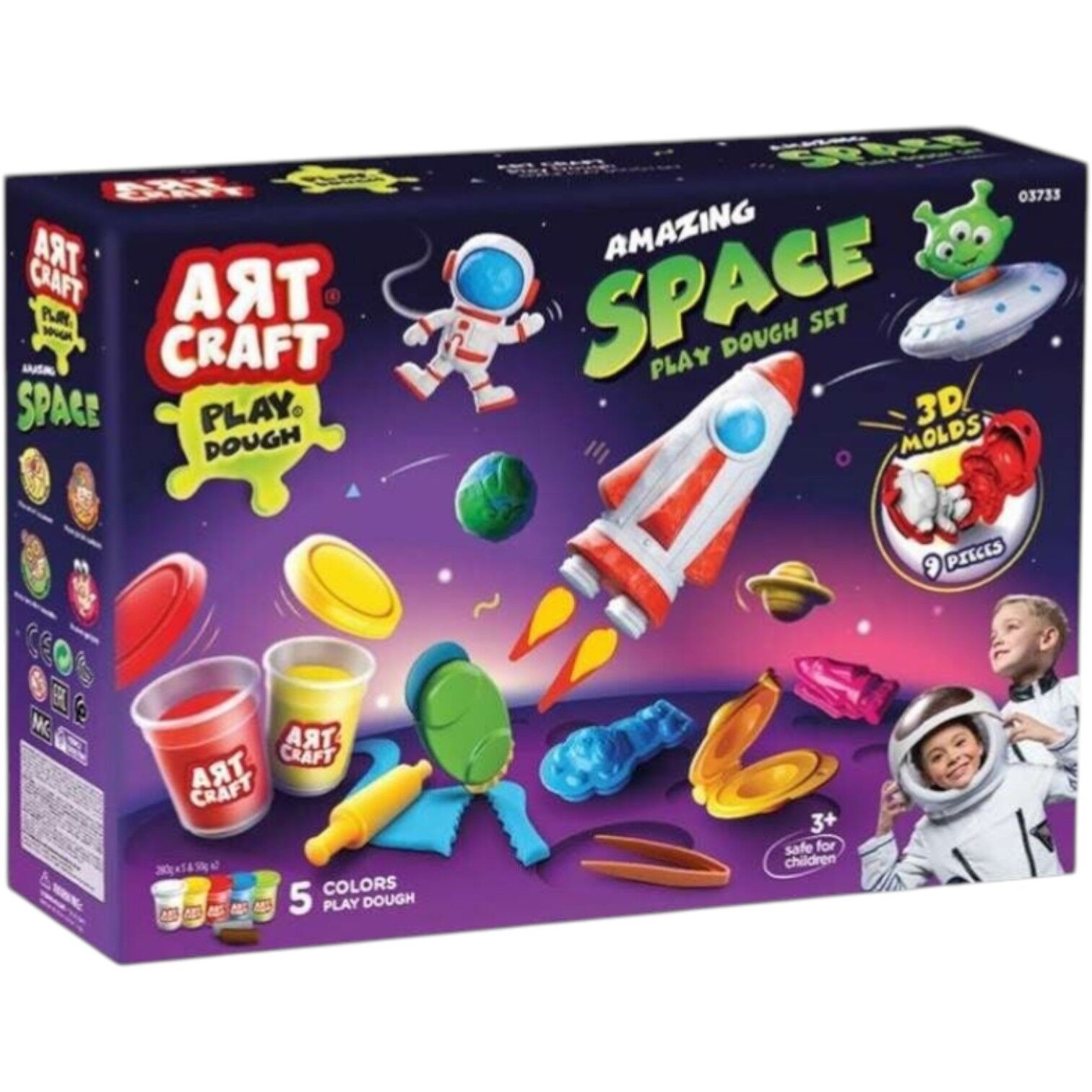 Art Sand İnanılmaz UzayOyun Hamuru Seti 380 gr 03733