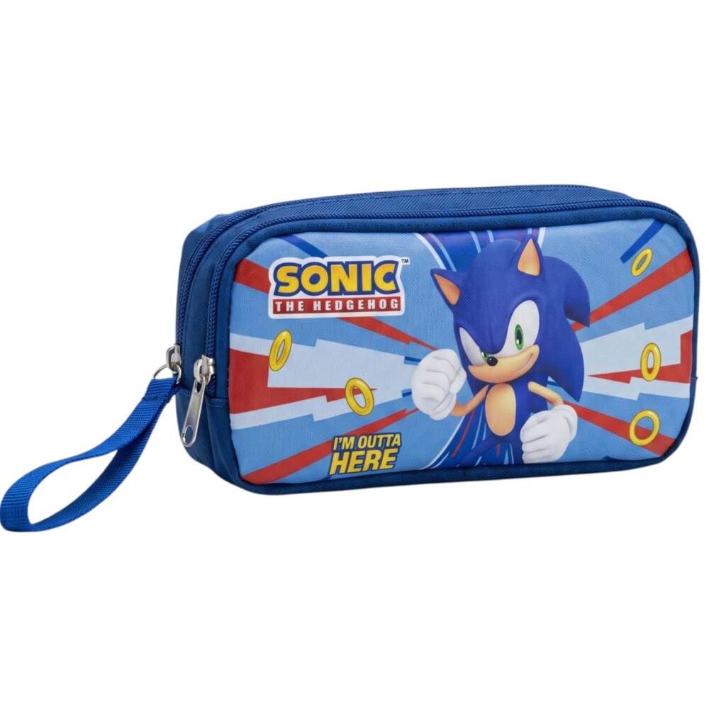 Sonic 3572 2 Bölmeli Kalem Çantası