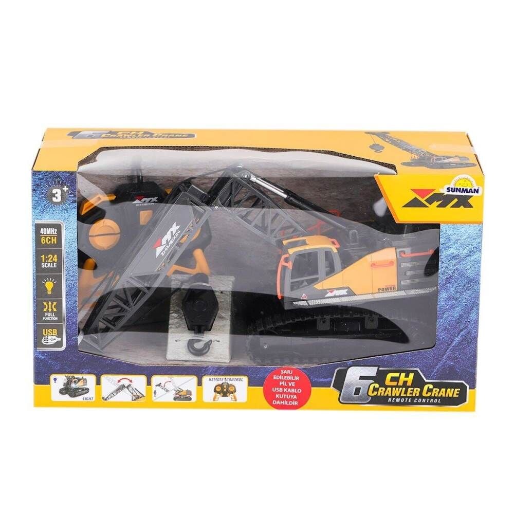 1:24 Işıklı USB Şarjlı Uzaktan Kumandalı Buldozer 5081