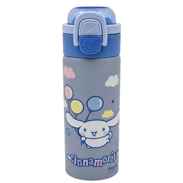 Cinnamoroll 3831 Çift Fonksiyon Kapaklı 600 ml Çelik Matara