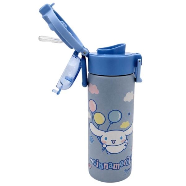 Cinnamoroll 3831 Çift Fonksiyon Kapaklı 600 ml Çelik Matara