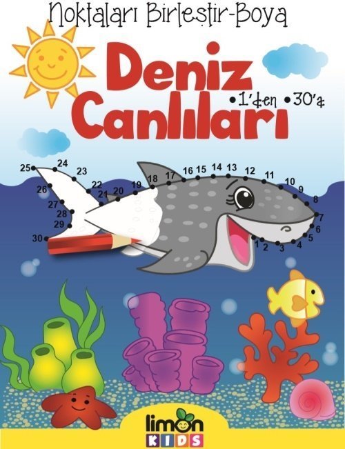 Noktaları Birleştir Deniz Canlıları 1 den 30 a