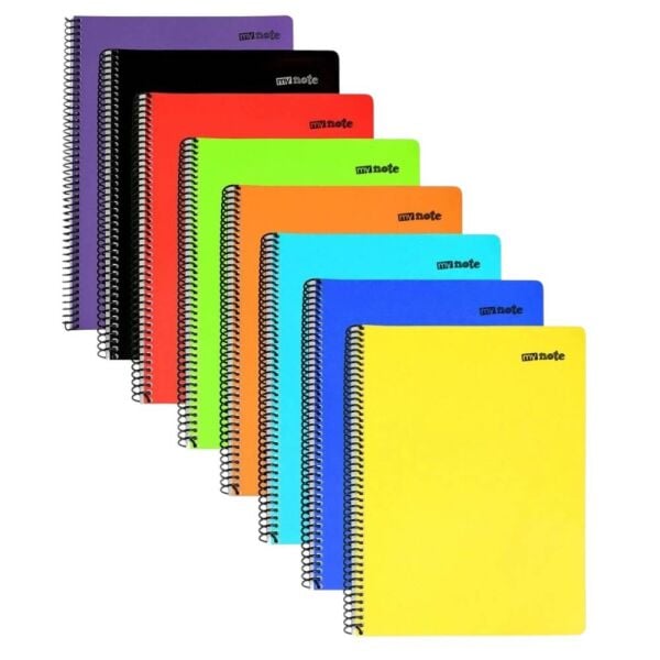 Mynote Flexi Neon A4 40 Yaprak Çizgili Pp Kapak Spiralli Defteri A440-K
