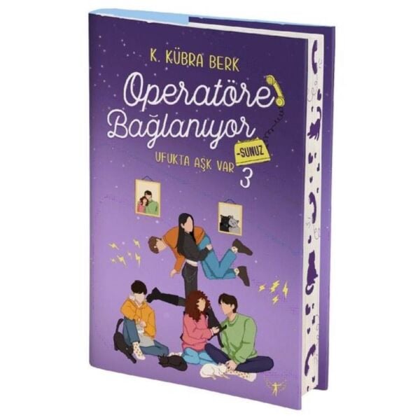 Operatöre Bağlanıyorsunuz 3 Ufukta Aşk Var Ciltli Yandan Boyalı