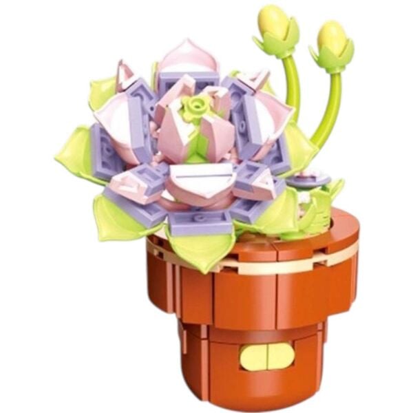 Dostoys 113-10 Eçeverya Saksılı Çiçek Lego