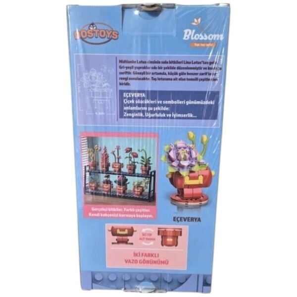 Dostoys 113-10 Eçeverya Saksılı Çiçek Lego