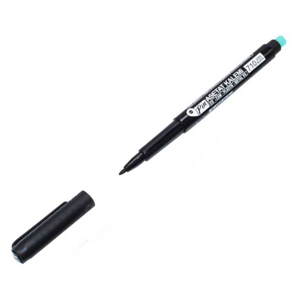 Pin Asetat Kalemi M Siyah