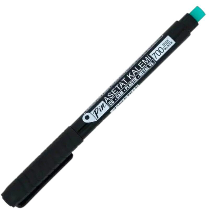 Pin 700 M Siyah Asetat Kalemi