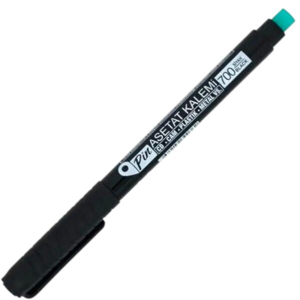 Pin 700 M Siyah Asetat Kalemi