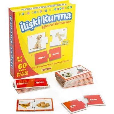 Diytoy Eğlenceli İlişki Kurma 60 Parça 1437