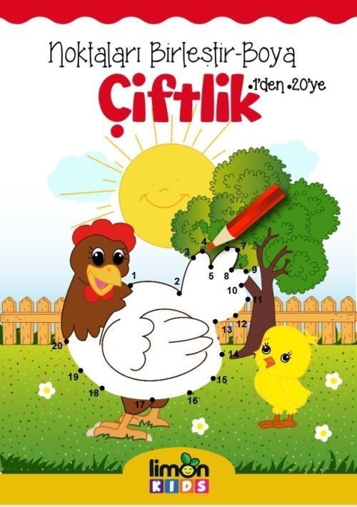 Noktaları Birleştir Boya Çiftlik 1 den 20 ye
