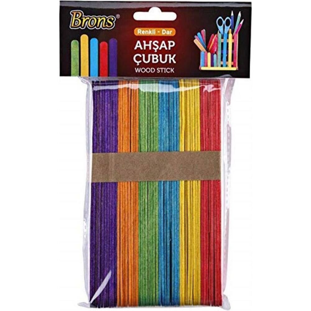 Brons Ahşap Çubuk Renkli Küçük BR-902