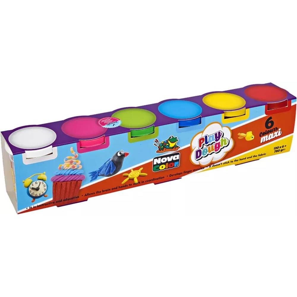 Nova Color Oyun Hamuru 6 lı NC-4107
