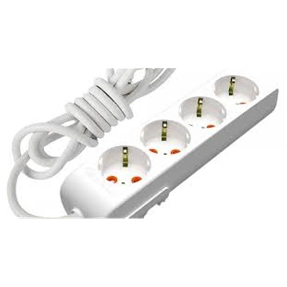 Mutlusan Rı-Tech 4lü 3mt Topraklı Grup Priz (001 175 410002 03 00)