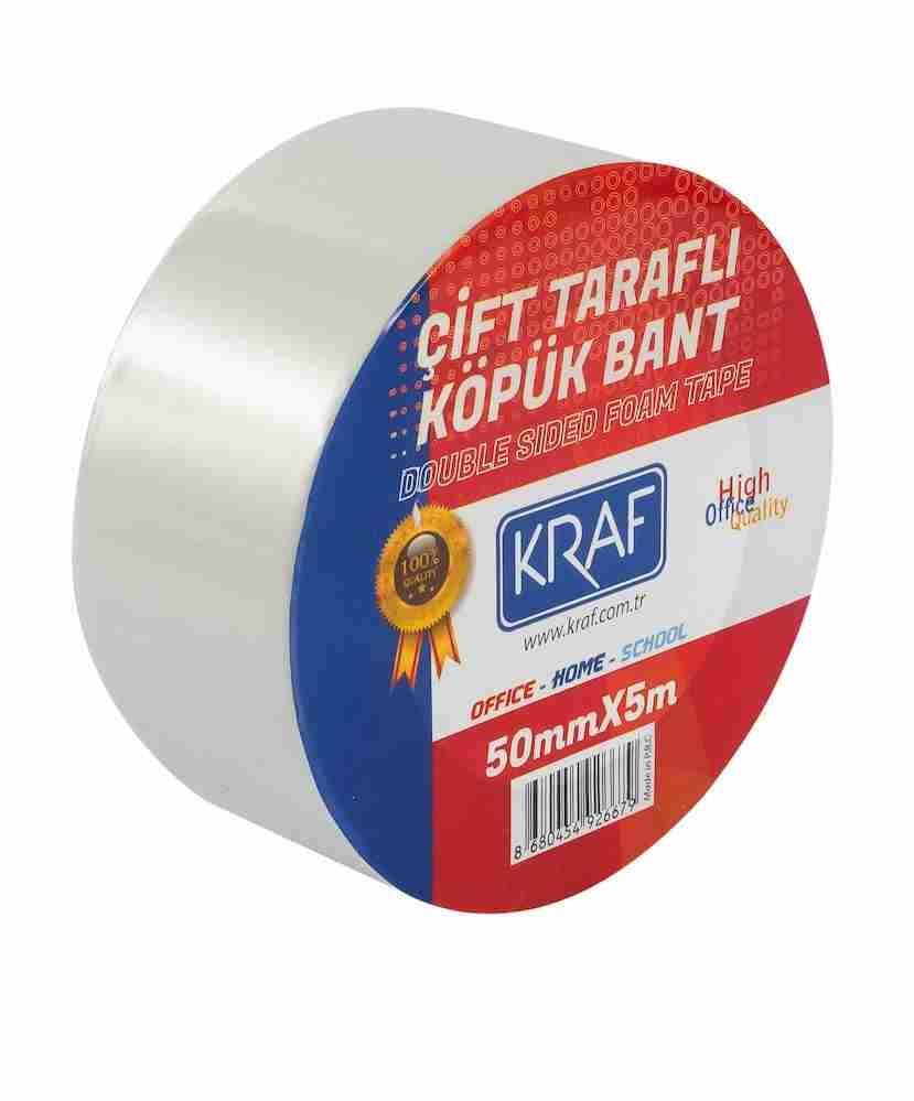 Kraf Çift Taraflı Bant 50 mm x 25 mt 2550G